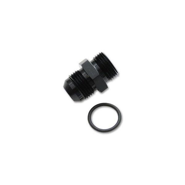 Vibrant VIBRANT 16827 Flare & Straight Cut Adapter Fitting Size -6 An; Black V32-16827